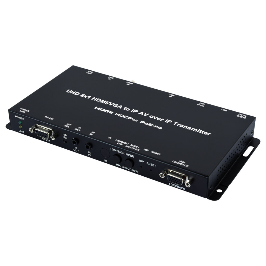 CYPRESS HDMI/VGA over IP Transmitter with USB/KVM Extension The